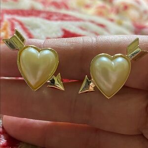 These are the cutest Clip On heart earrings perfect for VALENTINES DAY